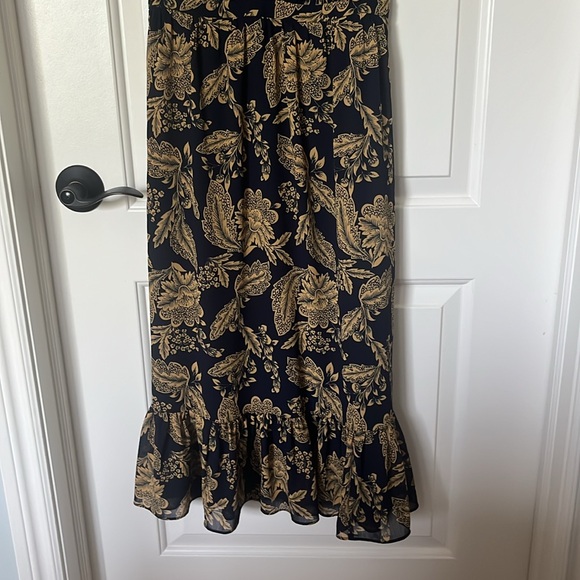 J. Crew Factory Sleeveless Smocked Neck Midi Dress size 2 - Picture 4 of 9